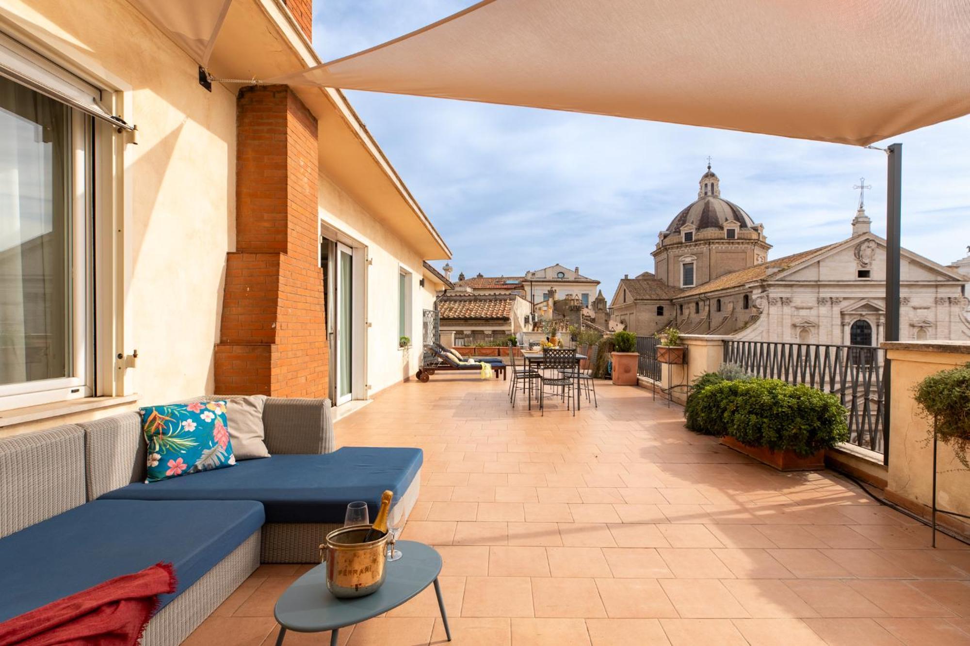 Penthouse Rome Capitol Lejlighed Eksteriør billede